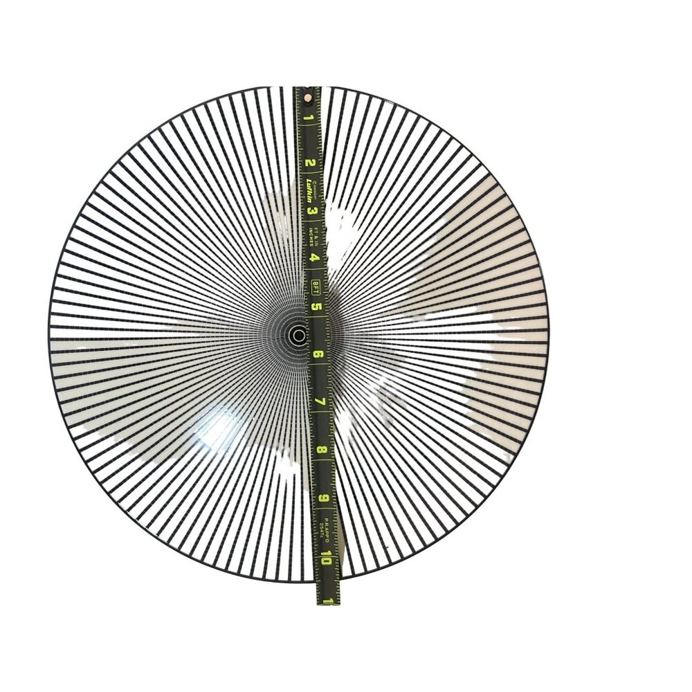 2 Royal Norfolk 10.5" Optical‎ Illusion Plates Microwave & Dishwasher Safe - Picture 3 of 4